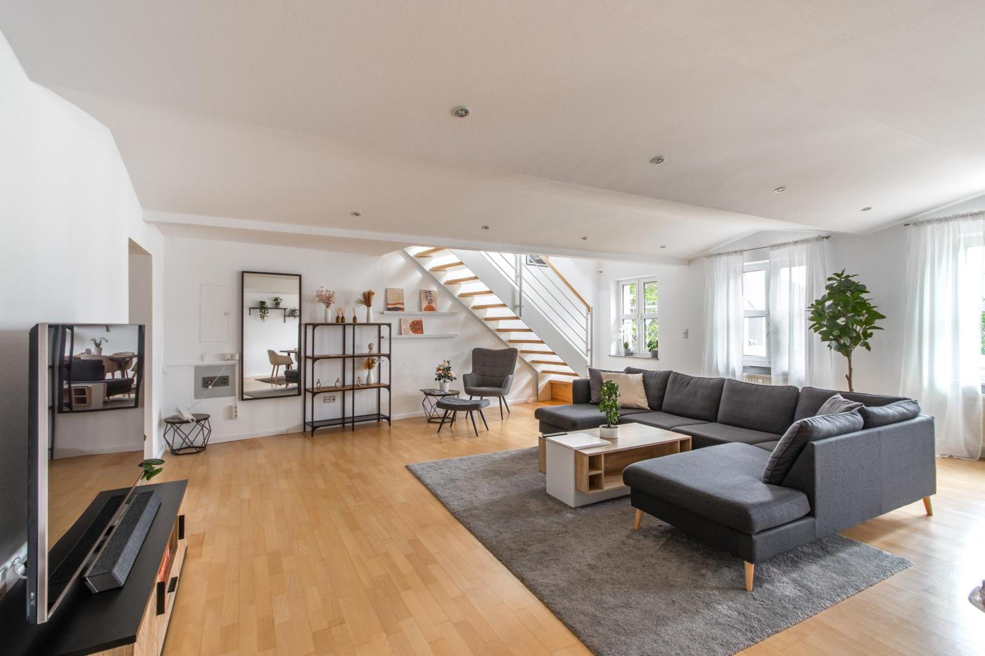 Penthouse-Maisonette - City Center, Highspeed Internet, Garage Worms Exterior photo
