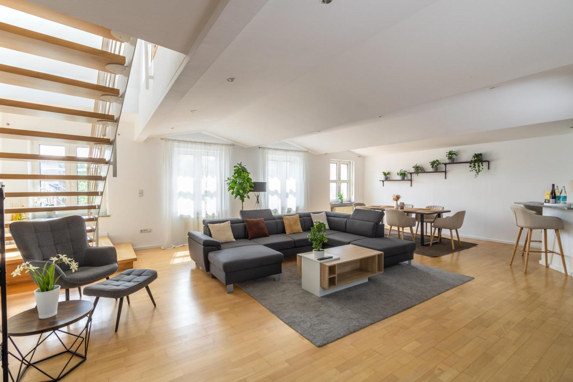 Penthouse-Maisonette - City Center, Highspeed Internet, Garage Worms Exterior photo
